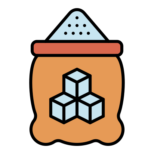 azúcar icono gratis