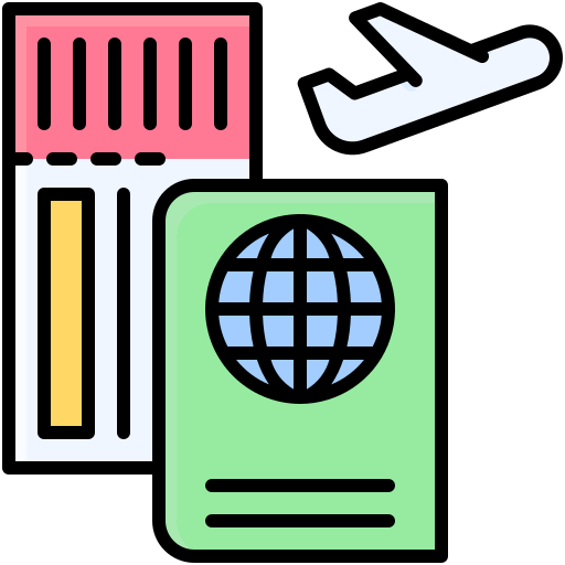 pasaporte icono gratis