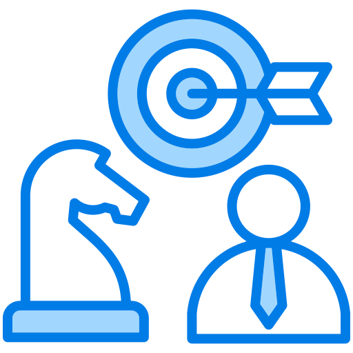 Бизнес стратегия бесплатно иконка