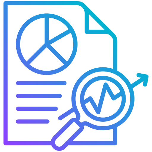 cuota de mercado icono gratis