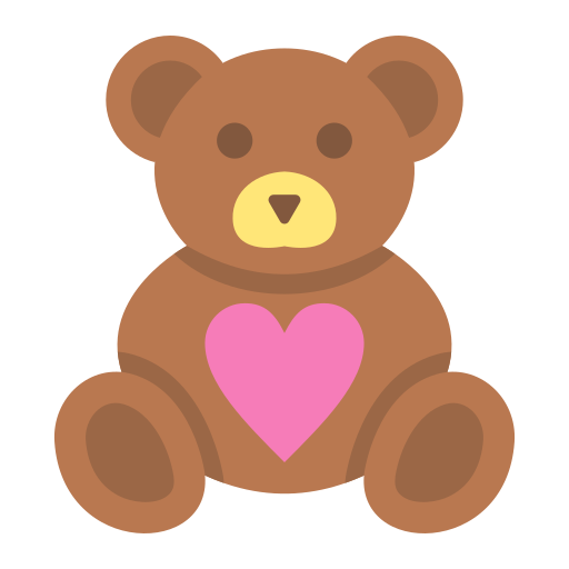 oso de peluche icono gratis