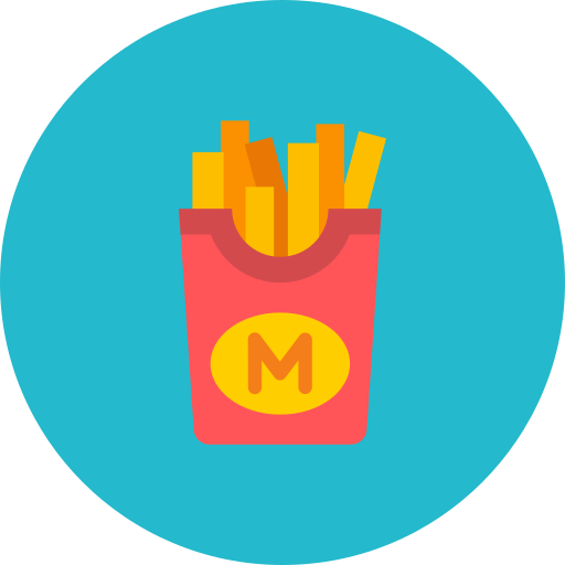 papas fritas icono gratis