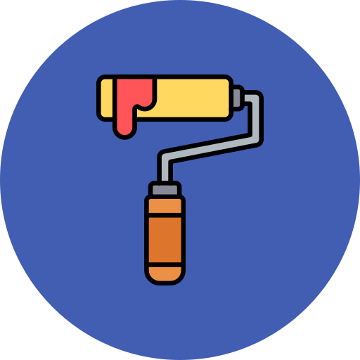 Paint roller free icon