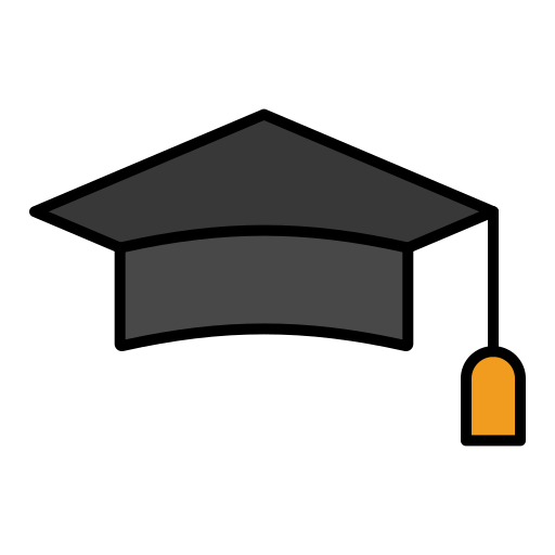 sombrero de graduacion icono gratis