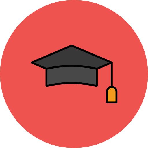 sombrero de graduacion icono gratis
