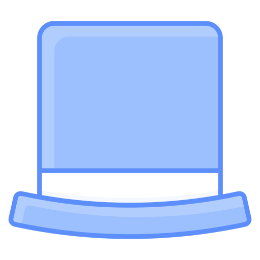 sombrero de copa icono gratis