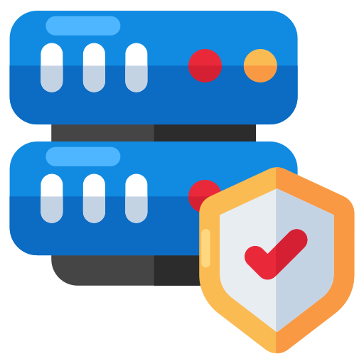 seguridad del servidor icono gratis