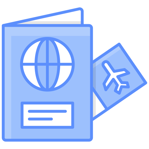 pasaporte icono gratis