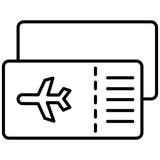 Boarding pass free icon