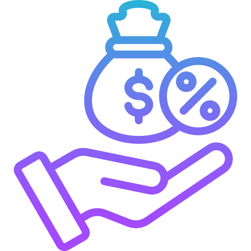 수수료 무료 아이콘