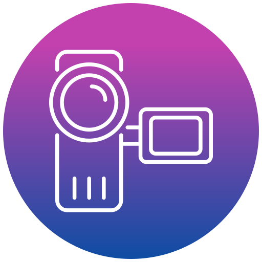 camara de video icono gratis