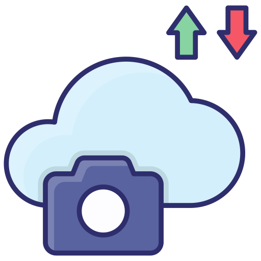 almacenamiento en la nube icono gratis