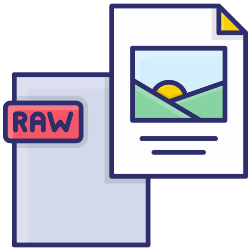 archivo raw icono gratis