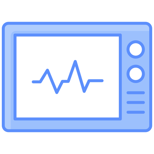 ECG monitor free icon ECG monitor free icon
