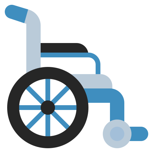 Инвалидная коляска бесплатно иконка