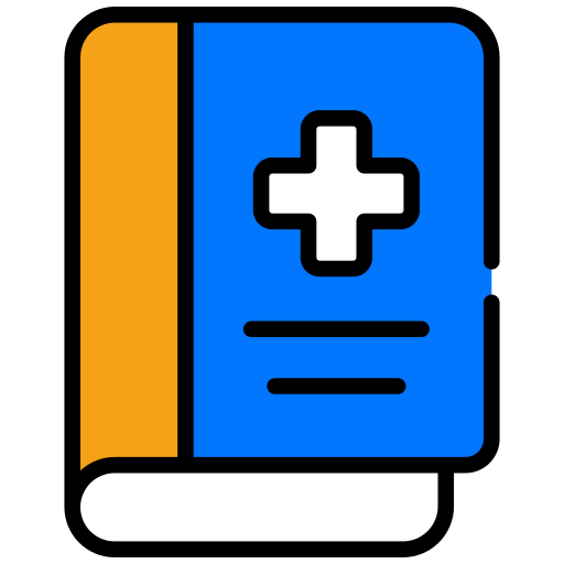 libro medico icono gratis