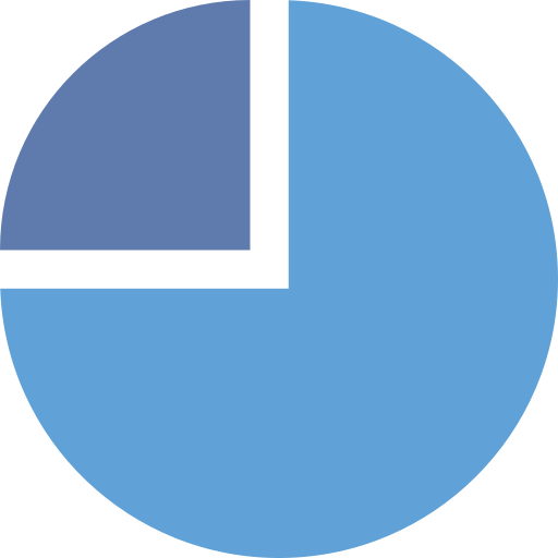 Gráfico circular icono gratis Gráfico circular icono gratis