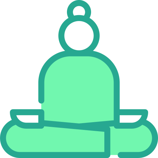 Meditación icono gratis