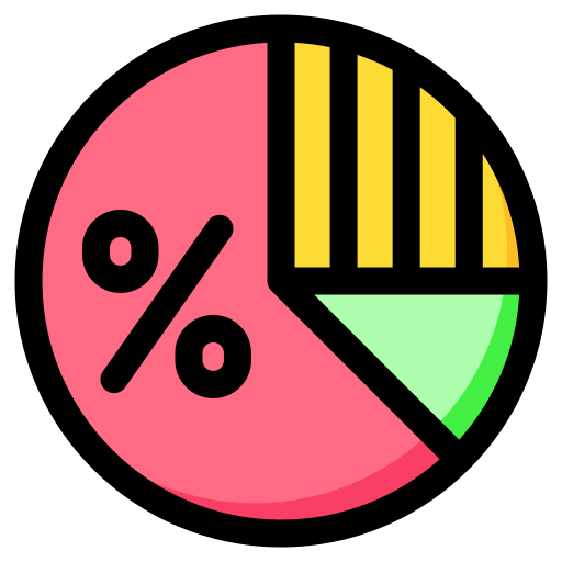 gráfico circular icono gratis