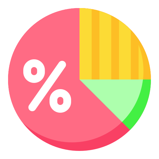 gráfico circular icono gratis