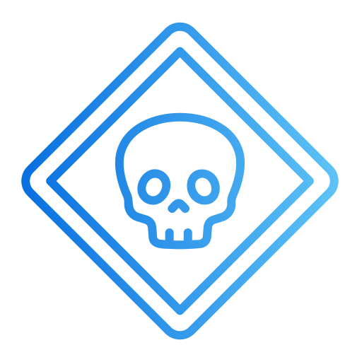 signo de calavera icono gratis