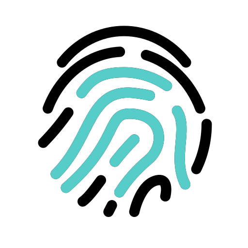 huella dactilar icono gratis