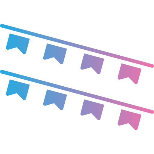 Bunting free icon