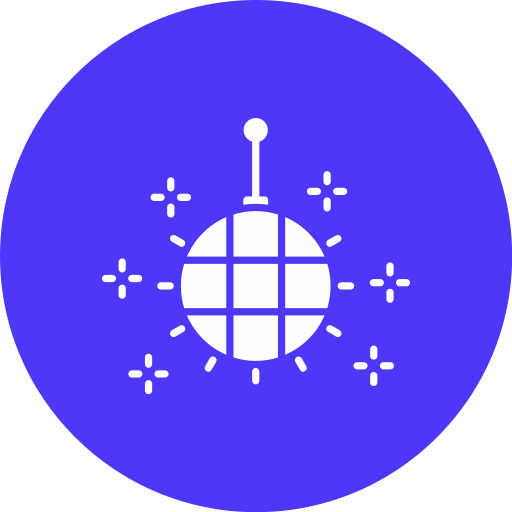 Disco ball free icon Disco ball free icon