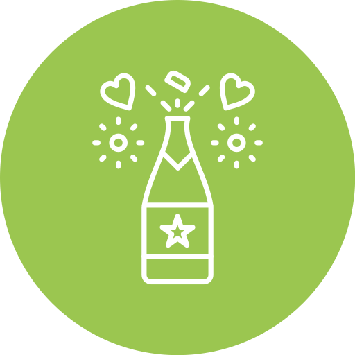 champán icono gratis