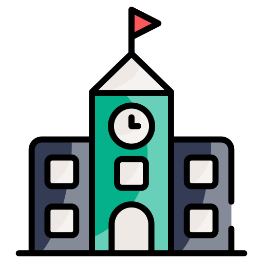 bâtiment scolaire Icône gratuit