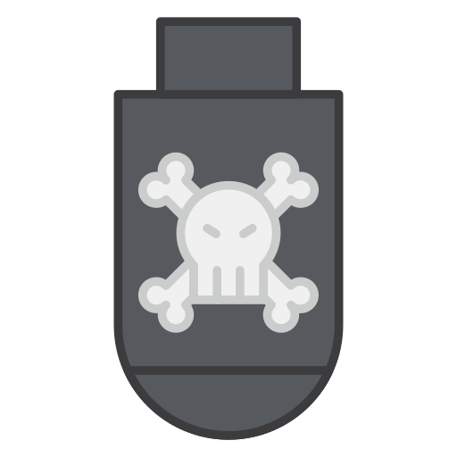 usb pirateado icono gratis