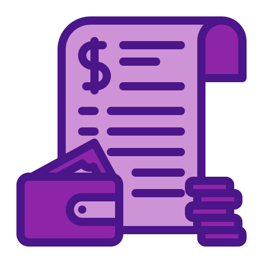 presupuesto icono gratis