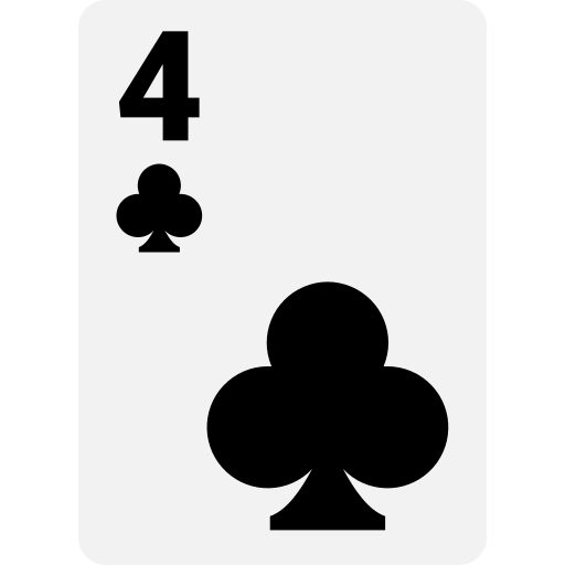 Четверка треф бесплатно иконка