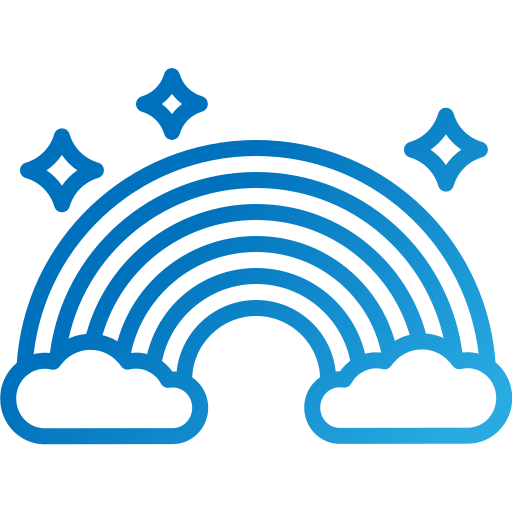 arcoíris icono gratis