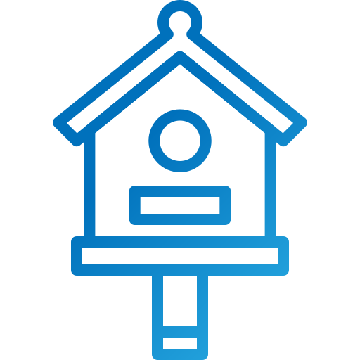 casa de pájaros icono gratis