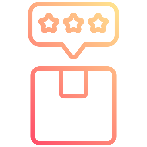 calificación del producto icono gratis