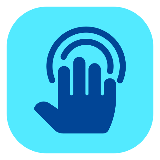 cuatro dedos icono gratis