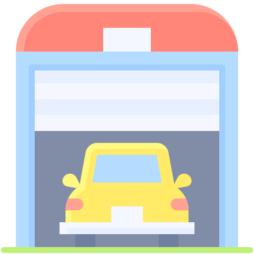 aparcamiento de coches icono gratis