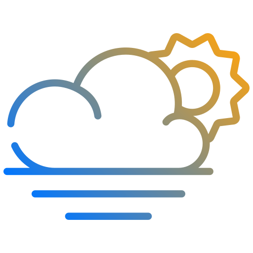 wolke, sonne, windig kostenlos Icon