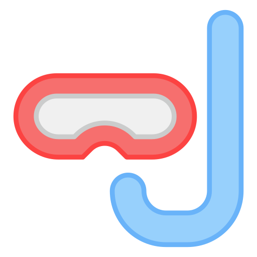 Snorkeling mask free icon Snorkeling mask free icon