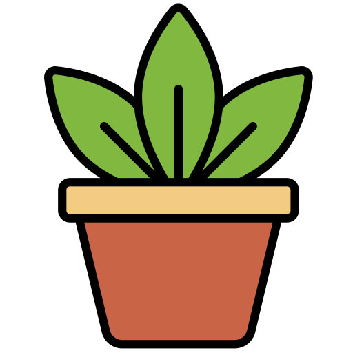 planta en maceta icono gratis