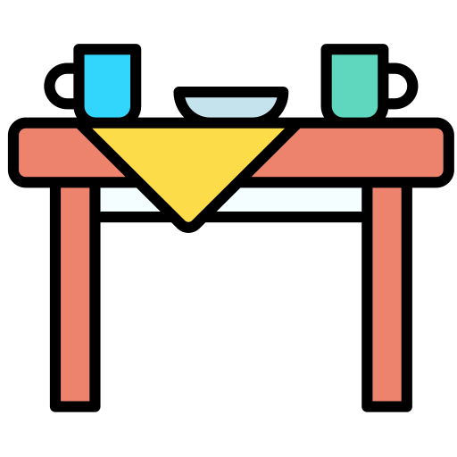 mesa de comedor icono gratis