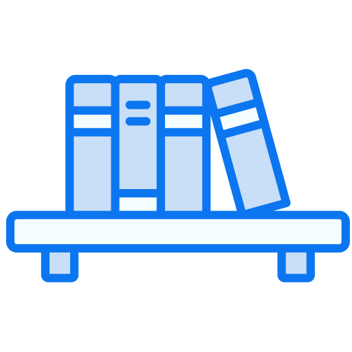 estante para libros icono gratis
