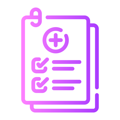 relatório médico grátis ícone