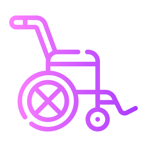 Инвалидная коляска бесплатно иконка