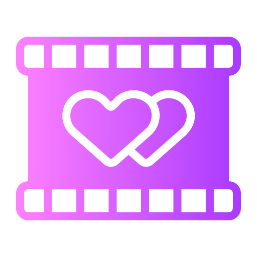 película romántica icono gratis