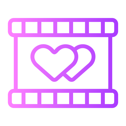 película romántica icono gratis