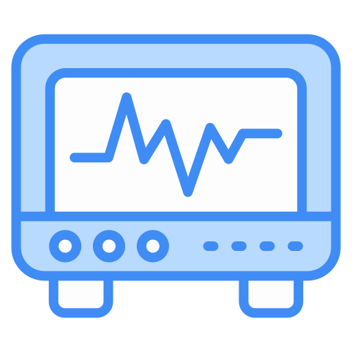 monitor de electrocardiograma icono gratis