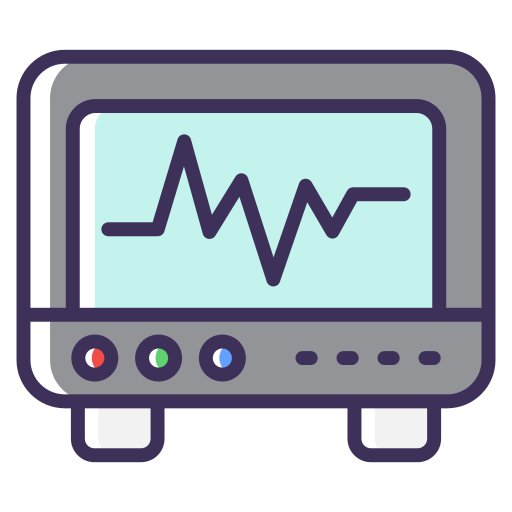 monitor de electrocardiograma icono gratis