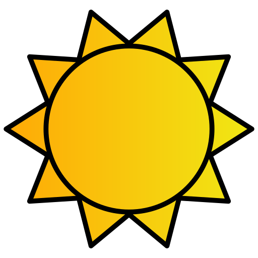 Sun free icon